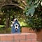 Glitzhome® 9" Solid Wood & Metal Rustic Style Birdhouse